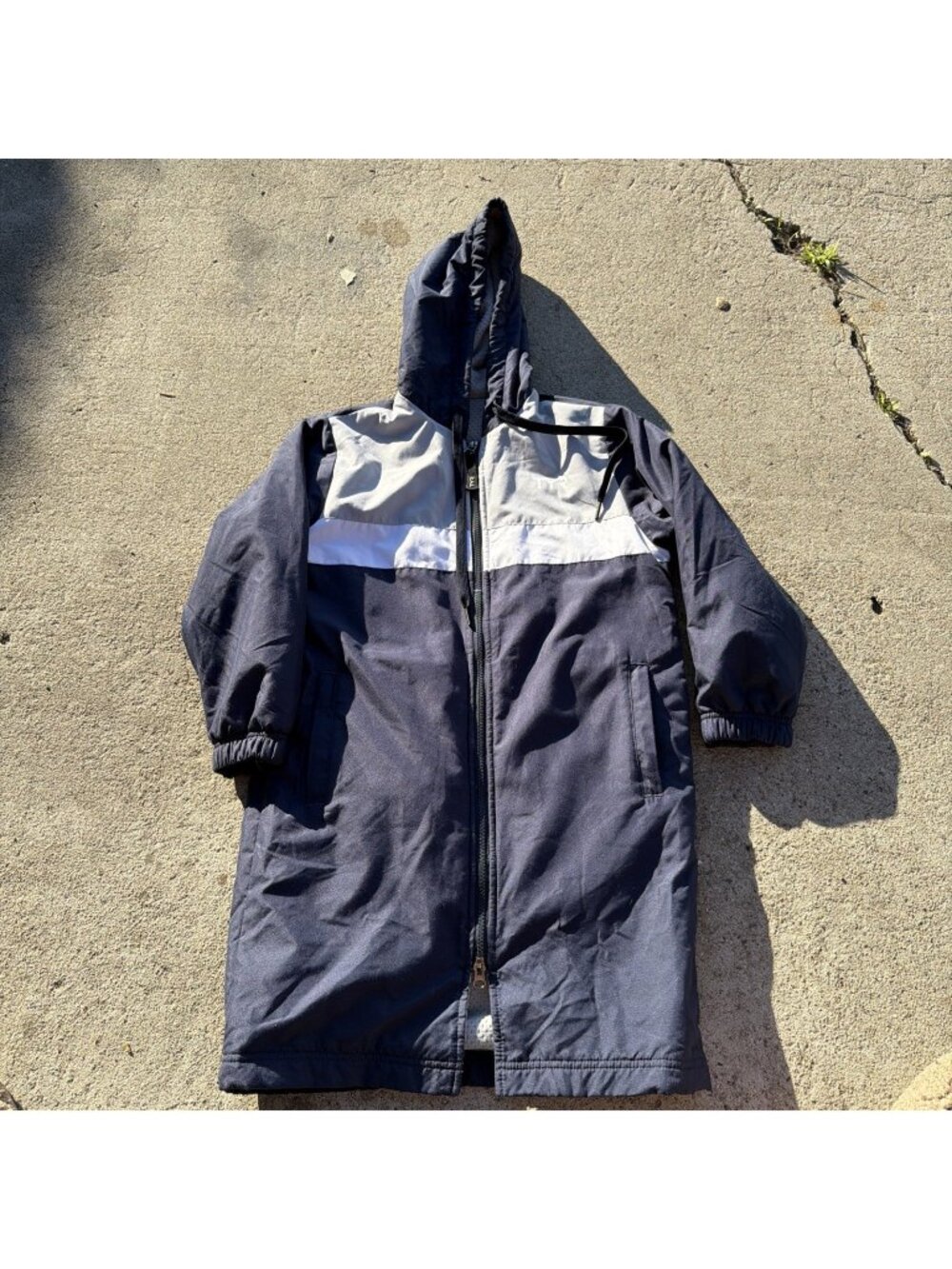 TYR Youth Hydrosphere Alliance Swim Parka Coat blue Small